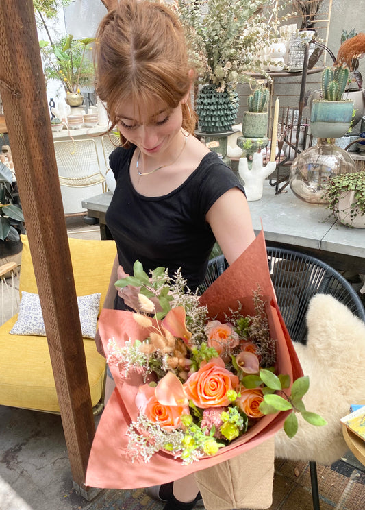 "Totes Cool" Floral Bouquet and Tote